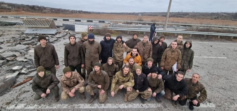 RUSSIA SAYS 9 POWS FREED IN PRISONER EXCHANGE WITH UKRAINE -AGENCIES
