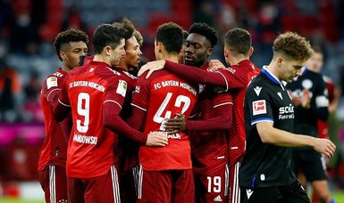Bayern Munich stay top with 1-0 win over Bielefeld thanks to second-half goal by Sane