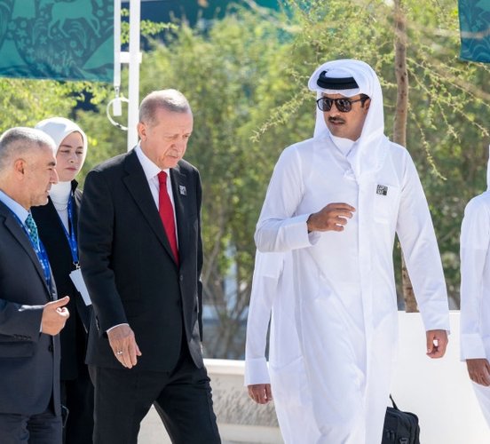 Turkish president, Qatari emir discuss ongoing Israeli attacks in Gaza