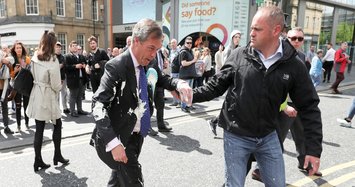 Man charged with throwing a milkshake at Brexit Party's Farage