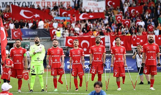 Türkiye wins European Amputee Football Championship title