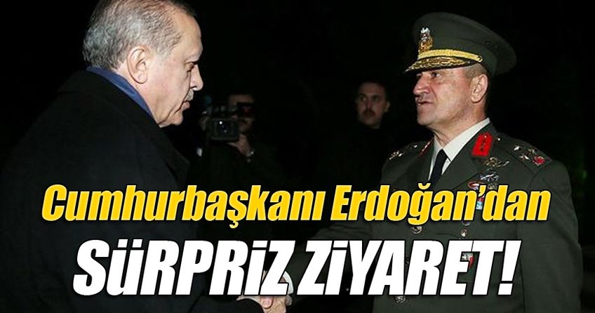 Cumhurbaşkanı Erdoğan’dan süpriz ziyaret!