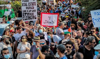 Israel protested for planning to evict Arab families from Sheikh el Jarrah