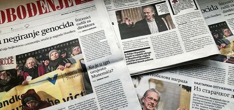 BOSNIAN, CROAT MEDIA SLAMS CONTROVERSIAL NOBEL PRIZE