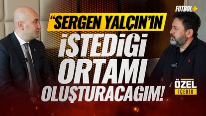 Beşiktaş Başkanı Hüseyin Yücel: "Sergen Yalçın'ın istediği ortamı oluşturacağım." #beşiktaş