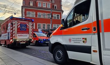 Three injured in blast on market square in German city of Halle