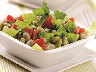 Taze İç Bakla Salatası