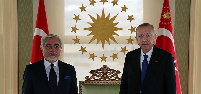 Turkish president receives top Afghan peace negotiator