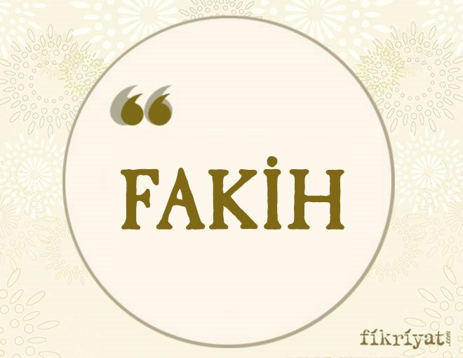 FAKİH