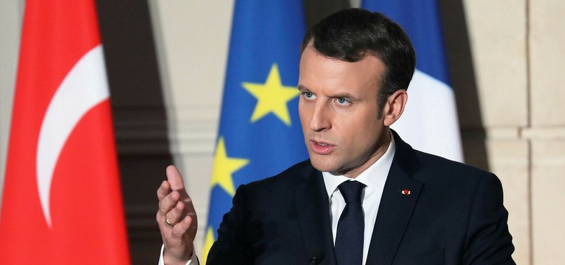 TWO-FACEDNESS IN TURKEY-EU TIES SHOULD COME TO END, MACRON SAYS
