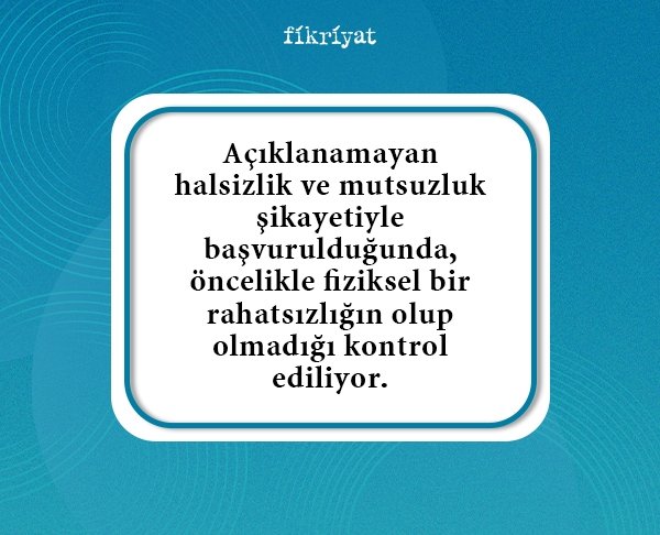 Yorgunluğun Haritası Nasıl Çıkarılıyor?