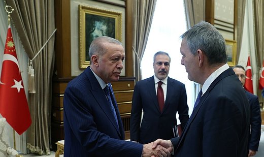 President Erdoğan receives UNRWA chief in Ankara