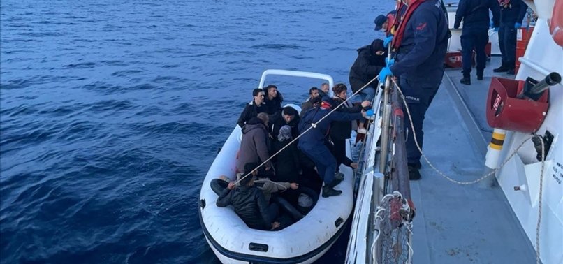 TURKISH SECURITY FORCES RESCUE 51 IRREGULAR MIGRANTS IN AEGEAN SEA