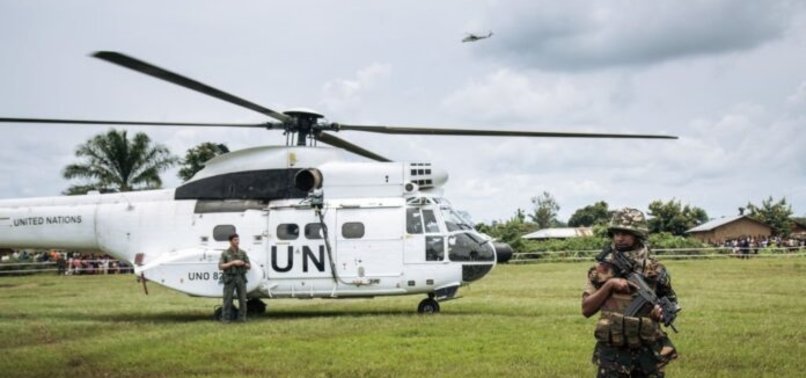 U.N. HELICOPTER CRASHES IN EAST CONGO, THREE CREW INJURED