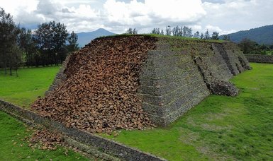 2,500-year-old ancient pyramid collapses into rubble in Mexico