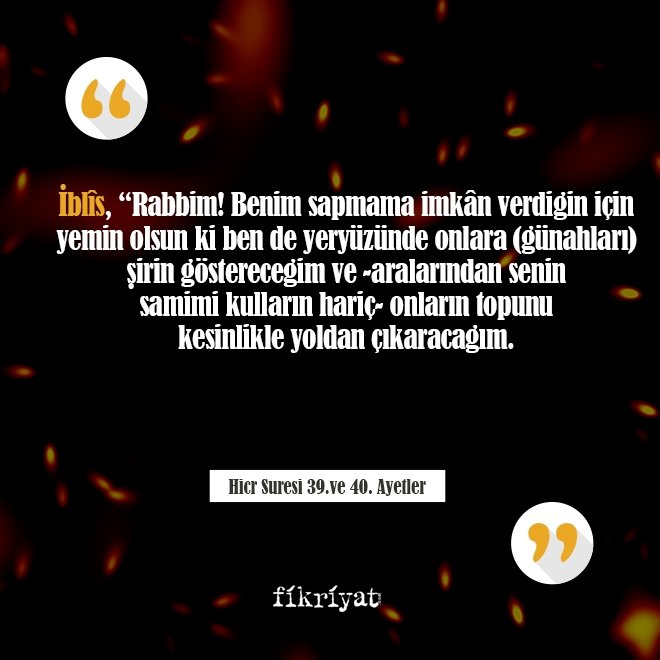 Ayetler ışığında Şeytanın Hileleri