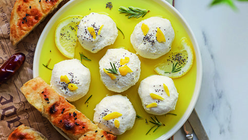 Limonlu Peynir Topları