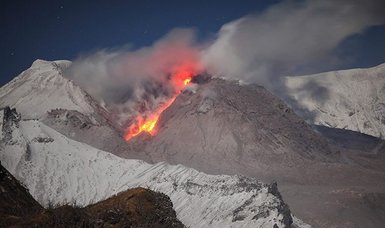 Kamchatka volcano spews 10-km-high ash cloud, carpetting villages and threatening flights