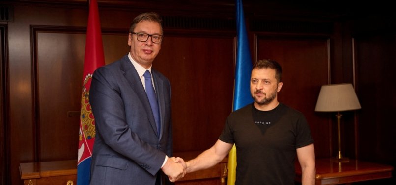 UKRAINIAN AND SERBIAN PRESIDENTS HOLD GOOD AND OPEN TALKS