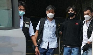 Hong Kong police arrest three members of pro-democracy student group