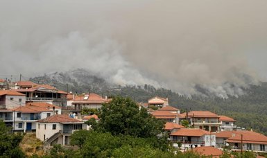 Greece evacuates villages after forest fires