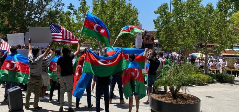 ARMENIANS ATTACK PEACEFUL AZERBAIJANI PROTESTORS IN LOS ANGELES