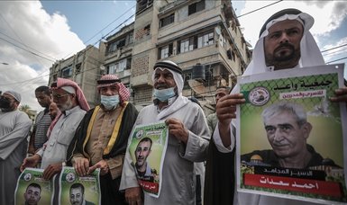 Palestinians stage hunger strike to protest Israel’s detention policy