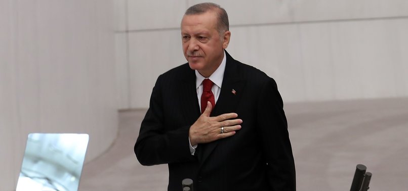TURKISH PRESIDENT ERDOĞAN SAYS TURKEY STANDS BY OPPRESSED