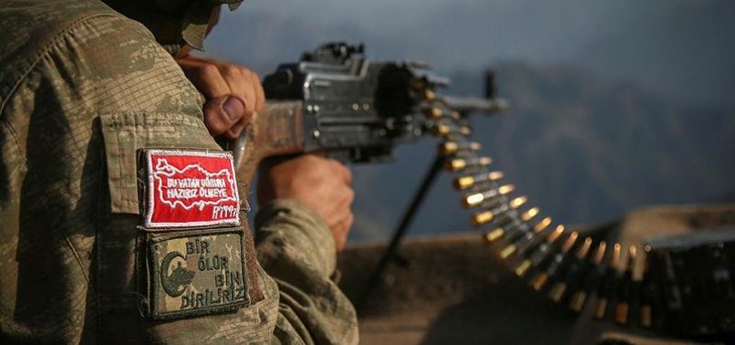TURKISH FORCES KILL 12 PKK TERRORISTS: MILITARY