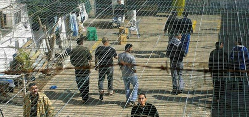 PALESTINE PRISONERS PROTEST ISRAELS ADMIN DETENTION