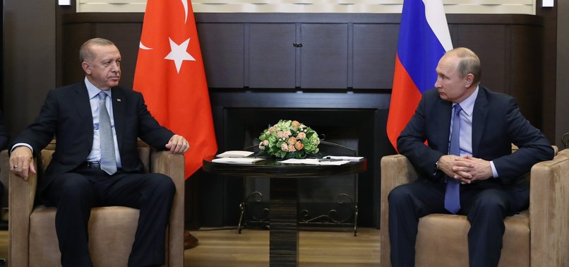 ERDOĞAN DISCUSSES LIBYA, SYRIA, REGIONAL ISSUES WITH RUSSIAN COUNTERPART PUTIN OVER PHONE