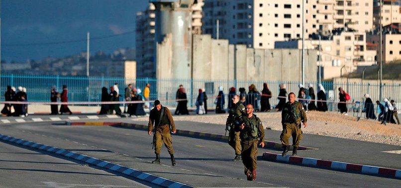 ISRAELI ARMY BREAKS UP WEST BANK PROTEST; TWO INJURED