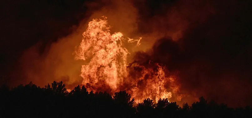 WILDFIRES BURN HUNDREDS OF HECTARES IN SOUTHERN FRANCE