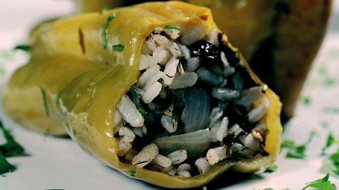 Zeytinyağlı Biber Dolması
