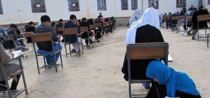 KABUL WOMEN PROTEST AGAINST TALIBAN BAN ON GIRLS ATTENDING SCHOOL