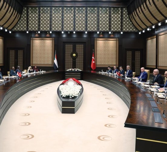 Erdoğan meets with chairman of Sudan's sovereignty council, Burhan