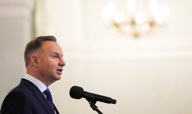 Polish president says he will work to free imprisoned former ministers
