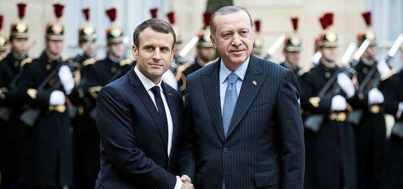 TURKISH PRESIDENT ARRIVES IN PARIS FOR ONE-DAY VISIT
