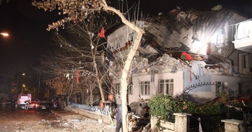 Ankara’da Çankaya Küçükesat semtinde patlama meydana geldi