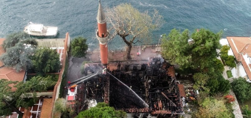 TURKISH PRESIDENT SADDENED BY FIRE AT VANIKÖY MOSQUE
