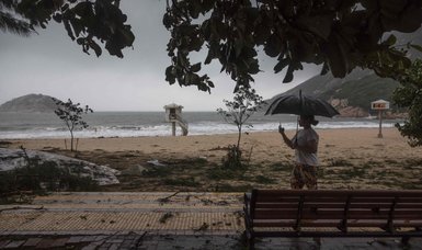 After slamming Hong Kong, Typhoon Saola makes landfall in southern China