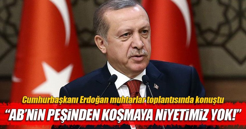 Cumhurbaşkanı Recep Tayyip Erdoğan: Tek taraflı adım atma dönemi bitti