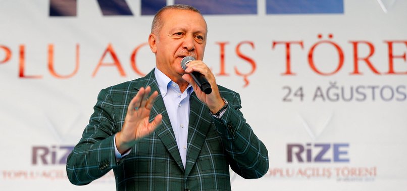 ERDOĞAN SAYS THEY WILL NOT ALLOW ANYONE TO ALLOCATE A SINGLE CENT OF TURKEY FOR TERROR GROUPS