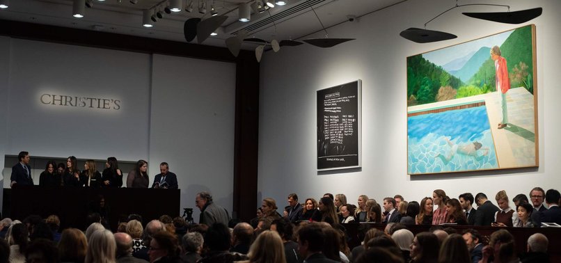 DAVID HOCKNEY PAINTING FETCHES $90M, SETTING AUCTION RECORD FOR LIVING ARTIST