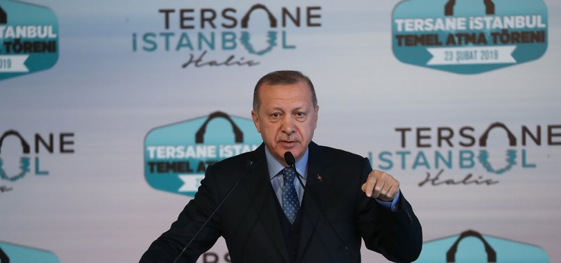 PRESIDENT ERDOĞAN BREAKS GROUND FOR TERSANE ISTANBUL