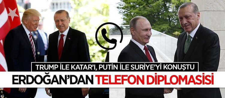 Erdoğan’ın yoğun telefon trafiği