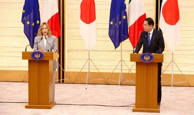 Japanese, Italian premiers call for ‘calming down’ situation in Gaza
