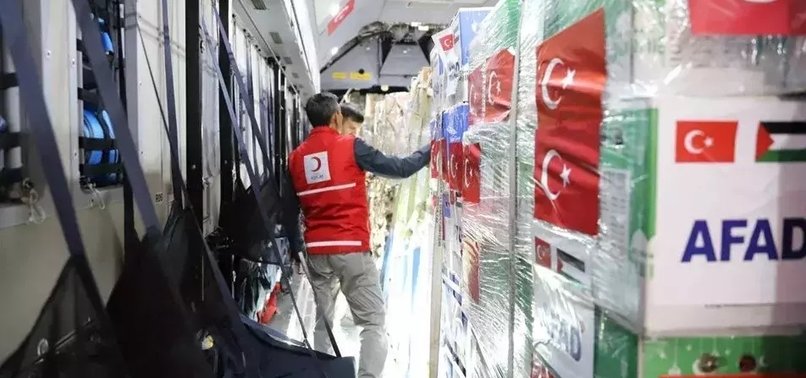 9TH HUMANITARIAN AID SHIP FROM TÜRKIYE ARRIVES IN EGYPT FULL OF AID FOR GAZA
