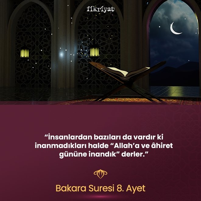 İman etmedikleri halde iman etmiş gibi gözükürler