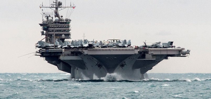 TRUMP SAYS US WARSHIP DESTROYED IRANIAN DRONE IN STRAIT OF HORMUZ